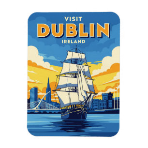 Ímã Irlanda Dublin Tall Ship