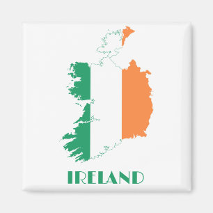 IMÃ IRLANDA - IRLANDA/MAPA/BANDEIRA/CORES/EMBLEM