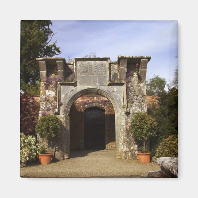 Imã Irlanda, o Jardim Murado do Castelo Dromoland (Frente)