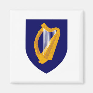 Imã Irlanda país brasão de armas símbolo emblema lira