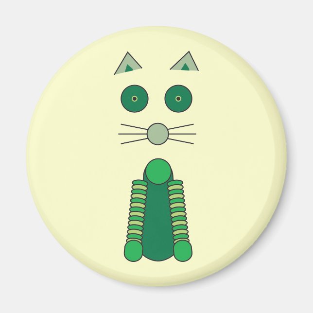 Imã Irlandês Cat Magnet (Frente)