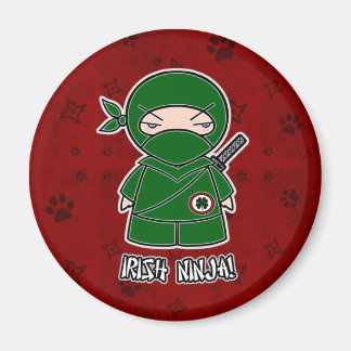 Imã Irlandês Ninja! Em Red Magnet