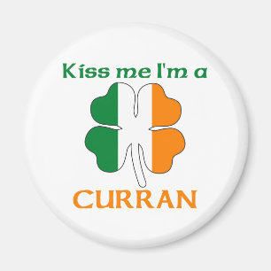 Imã Irlandês Personalizado Me Beija Sou Curran