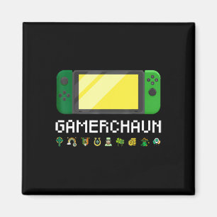 Imã Irlandês Video Game Controller Leprechaun Boys Rua