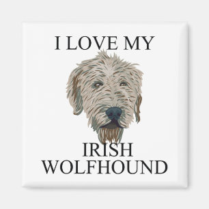 Imã Irlandês Wolfhound Love!