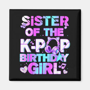 Imã Irmã das garotas de aniversário do k-pop música co