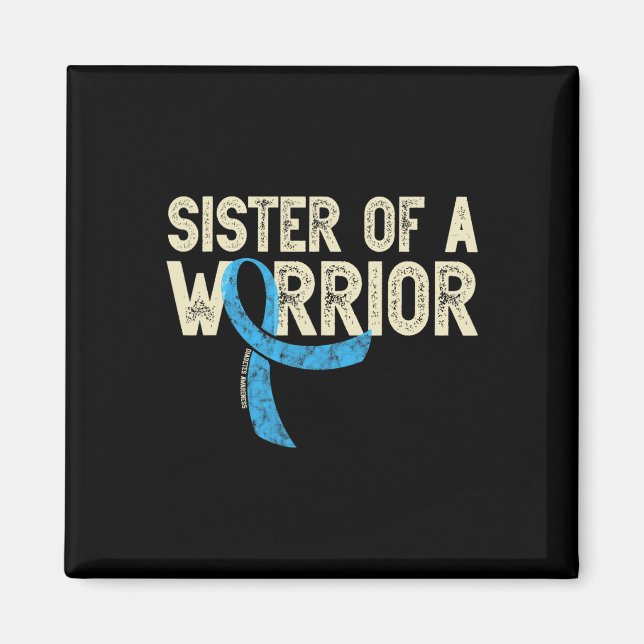 Imã Irmã do Guerreiro Diabetes Consciência T1 (Frente)