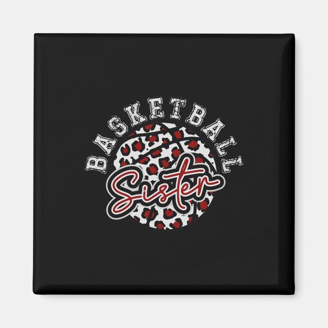 Imã Irmã Leopard Cheetah Bysketbyll (Frente)