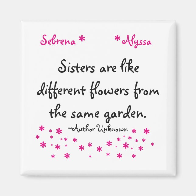 Imã Irmã Magnet (Frente)