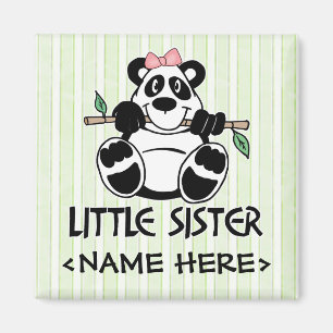 Imã Irmã mais nova da menina da panda