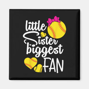 Imã Irmã Mais Nova de Softbol Maior Fã Adolescentes Me