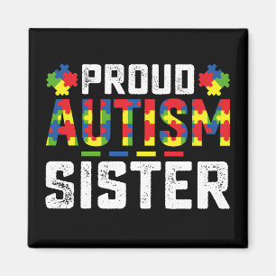 Imã Irmã Orgulhosa do Autismo Conscientização Família