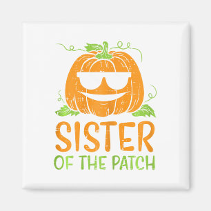 Imã Irmã Pumpkin Da Família Patch Halloween Sis G