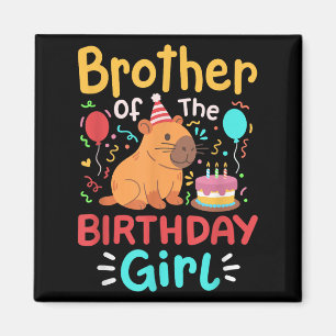 Imã Irmão Da Família Bday Da Garota De Aniversário Cap