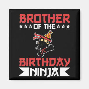 Imã Irmão De Aniversário Ninja Fight Taekwondo Gift