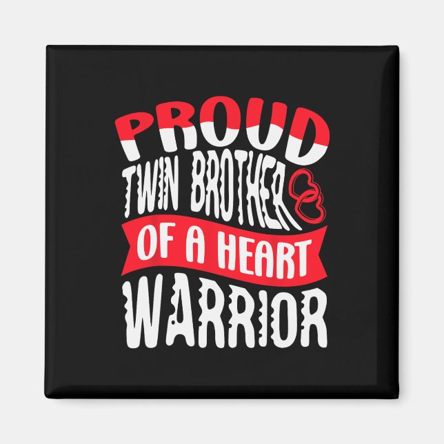 Imã Irmão de um Guerreiro do Coração Defeito de Doença (Frente)