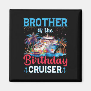 Imã Irmão Do Aniversário Cruiser Divertido Cruzeiro Na