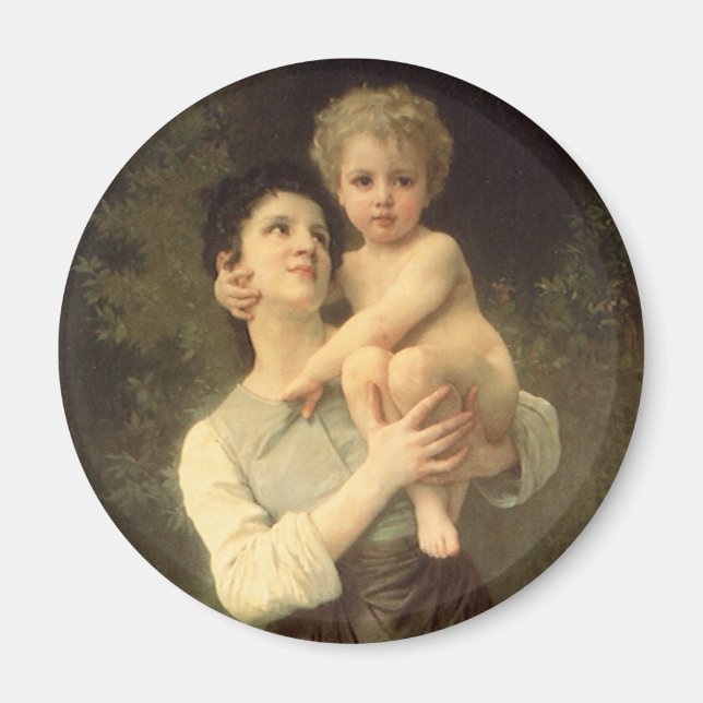 Imã Irmão e Irmã por William Adolphe Bouguereau (Frente)