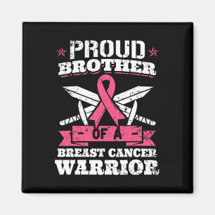 Imã Irmão Orgulhoso Do Guerreiro Do Cancer Da Mama Ros