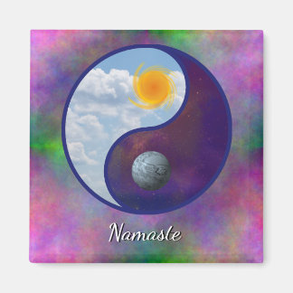 Imã Irmão Sun, Irmã Moon Namaste Magnet