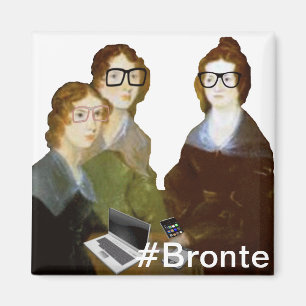 Imã Irmãs de Bronte do hipster