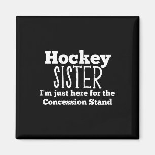 Imã Irmãs de Hockey Engraçadas Garotas Irmãos Filha Fi