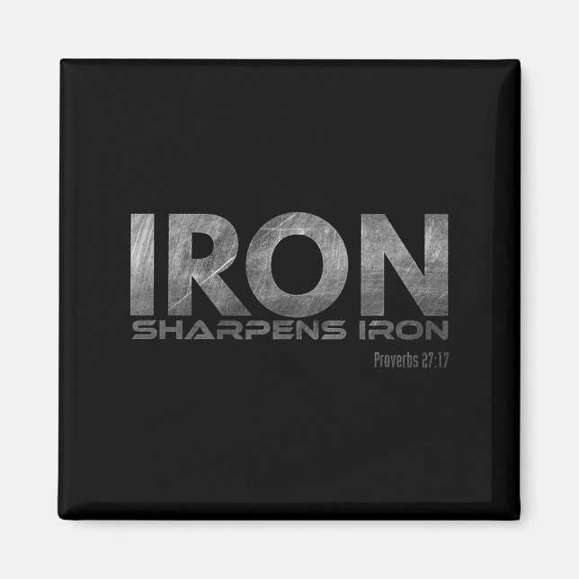 Imã Iron Sharpens Iron  (Frente)