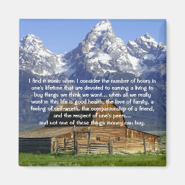 Imã Ironia da Vida Inspirativa