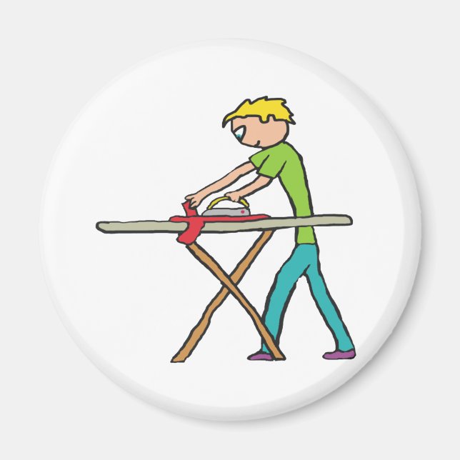 Imã Ironing Laundry (Frente)