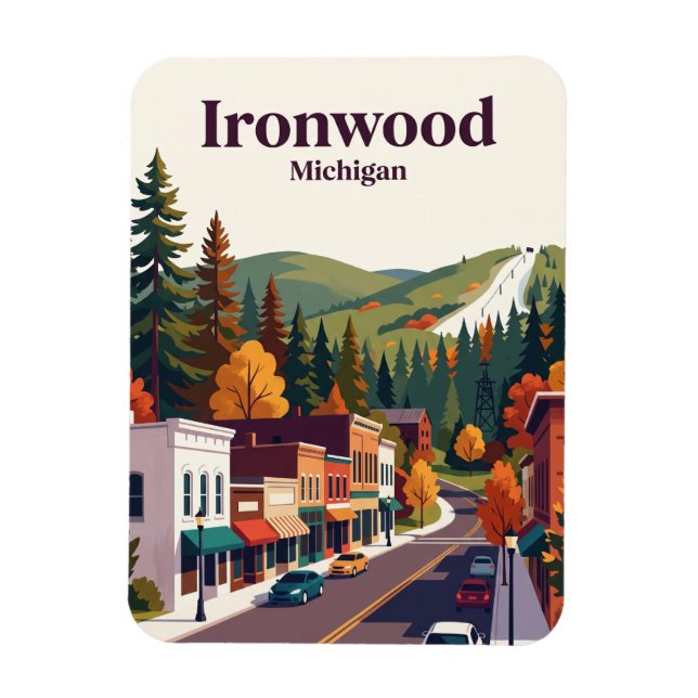 Ímã Ironwood, Michigan (Vertical)