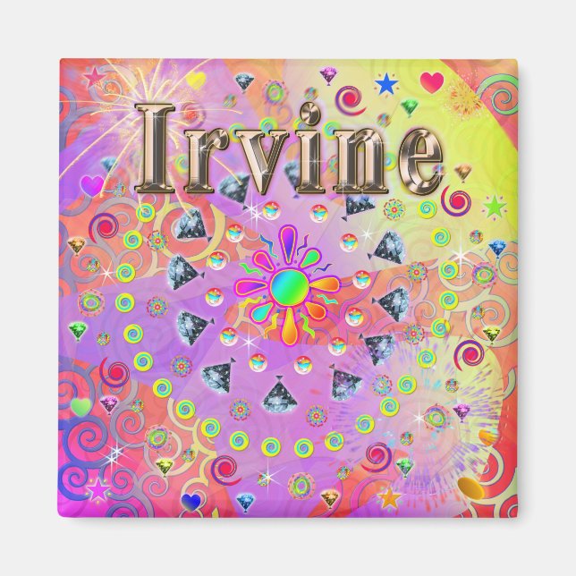 Imã Irvine Lucky Ouro Magnet (Frente)