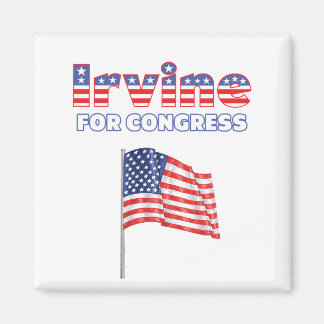 Imã Irvine para o Congresso Bandeira Patriótica Americ