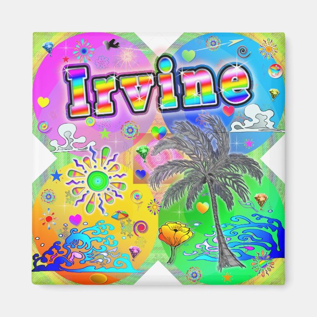 Imã Irvine Quadro Seasons Magnet (Frente)