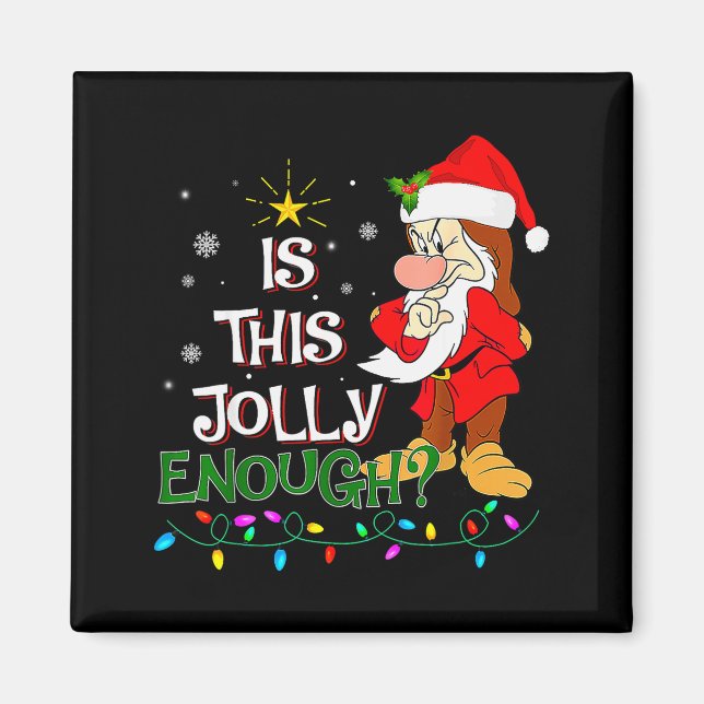 Imã Is This Jolly Enough Mpy Elf Pajama Christmas Ligh (Frente)