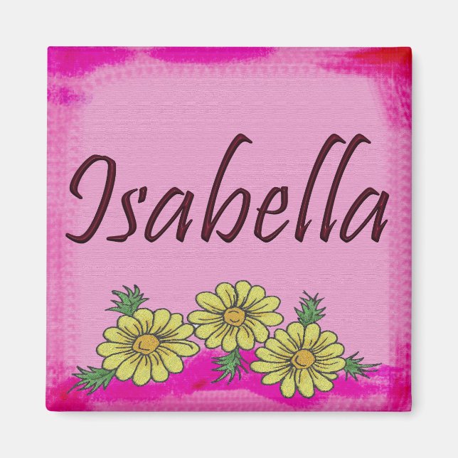 Imã Isabella Daisy Magnet (Frente)