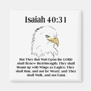 Imã Isaiah 40:31 Magnet