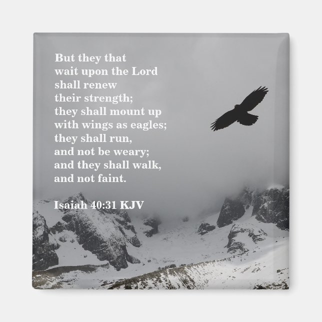 Imã Isaiah 40:31 - Mas eles que esperam pelo Senhor (Frente)