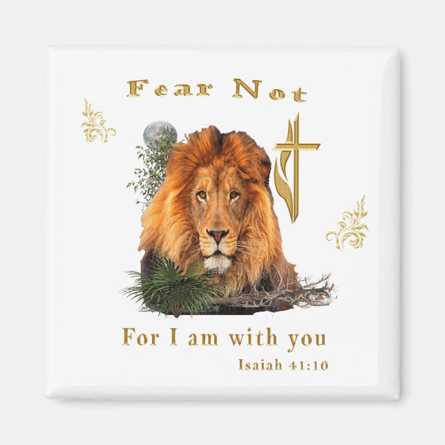 Imã   Isaiah 41:10    Christian Magnet (Frente)