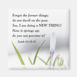Imã Isaiah 43:18 Eu estou fazendo uma Bíblia NOVA COIS