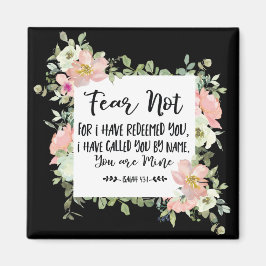 Imã Isaiah 43:1 Medo Não Por Eu Ter Resgatado Sua Bíbl