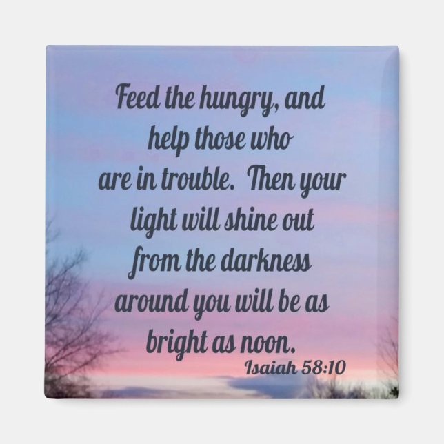 Imã Isaiah 58:10 (Frente)