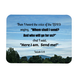 Ímã Isaiah 6:8 Então ouvi a voz do Senhor