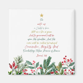 Imã Isaiah 9:6 Para nós Uma Criança é Natal Nascer