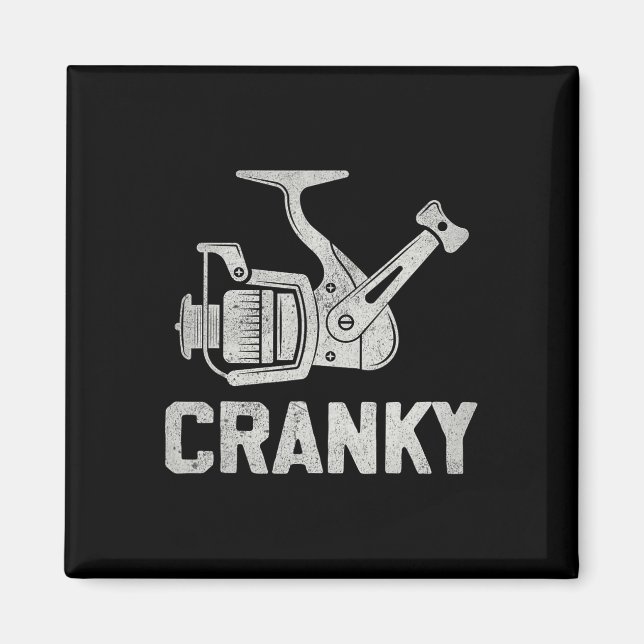 Imã Isca de pesca Crank Bait Cranky Engraçado Peixe (Frente)