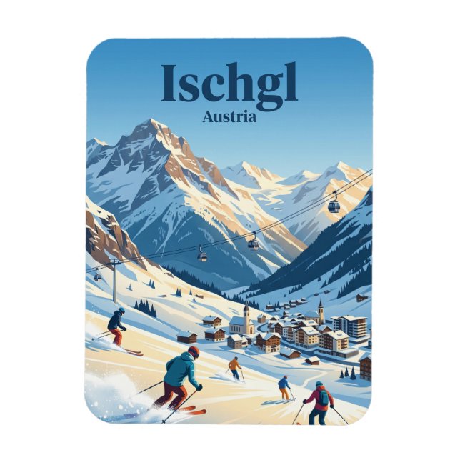 Ímã Ischgl Áustria (Vertical)