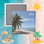 Imã Isla Saona Caribe Paradise Beach<br><div class="desc">Isla Saona é uma pequena ilha, parte da República Dominicana no Caribe. Areia branca, água turquesa, palmas verdes e sol convidam vocês para este paraíso tropical. Lembre-se das suas férias tropicais de verão ou Caribe o cruzeiro em estilo e fique seguro!</div>