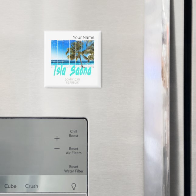 Imã Isla Saona República Dominicana Beach Vintage Desi (In Situ (Fridge))