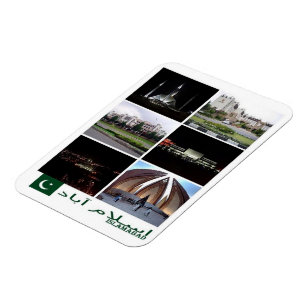 Ímã Islamabad - Paquistão - Mosaico - Magnet