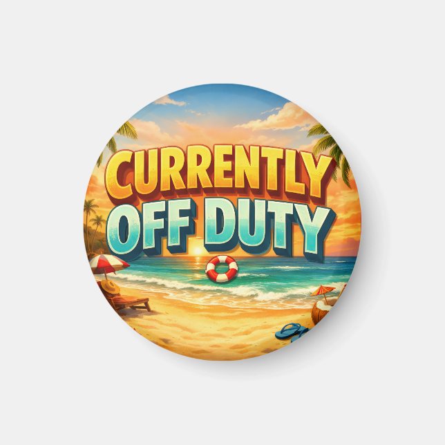 Imã Island Sunset Beach Currently Off Duty  (Frente)