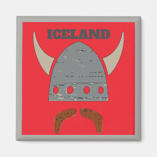 Imã ISLÂNDIA, Cabeça de Viking